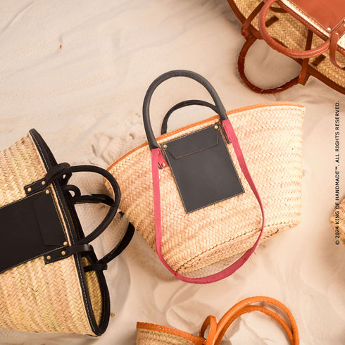 Woven Straw Tote Bag - Chic Summer and Beach Women handbag